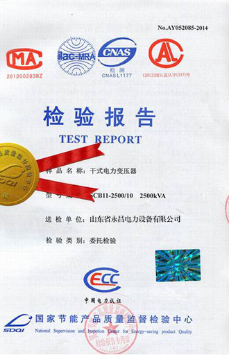 六盘水变压器检测合格报告